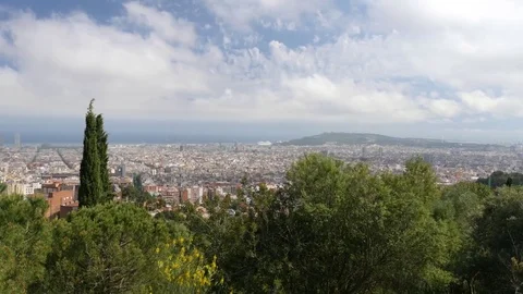 Barcelona cityscape Stock Footage 75818271