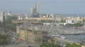 Barcelona cityscape with Hotel Arts and Aduana Building 4k or 4k+ Resolution