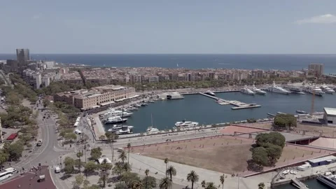 Barcelona drone view 動画素材 278242835
