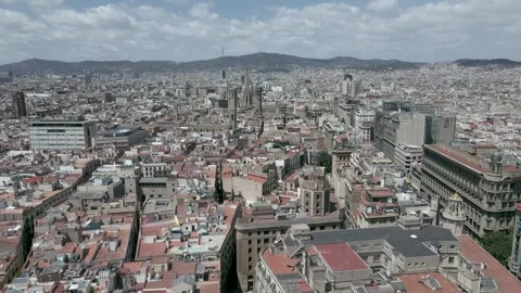 Barcelona drone view Stock-Footage 278242836