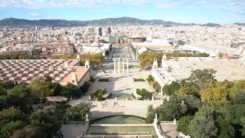 Barcelona establishing shot 動画素材 97960587
