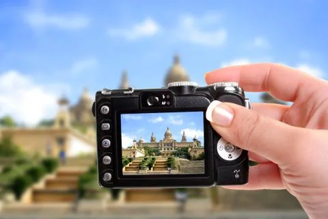 Barcelona gallery Stock Photos