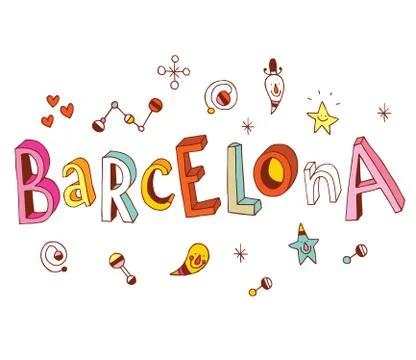 Barcelona Stock Illustration