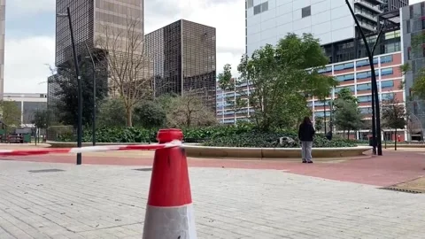 Barcelona issues wind plan, closes parks, Barcelona, ES - 11 Feb 2026 Stock Footage 328634734