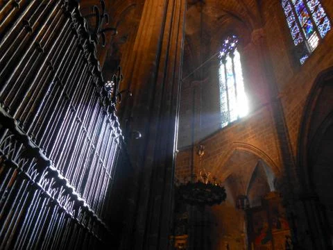 Barcelona monuments Stock Photos
