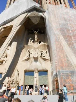 Barcelona monuments Stock Photos