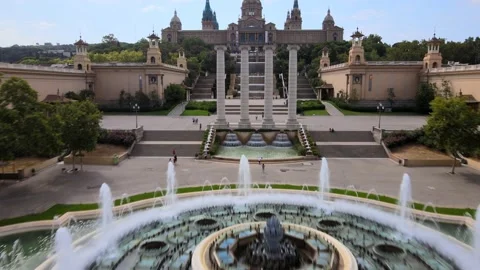 Barcelona Palace Stock Footage 159910909