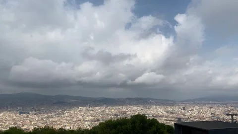 Barcelona Panorama Stock-Footage 247184726
