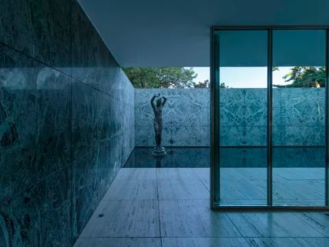 Barcelona Pavilion Stock Photos
