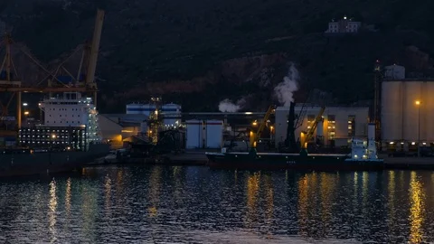 Barcelona Port 03 Stock Footage 101643828