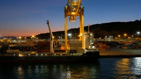 Barcelona Port 05 Stock Footage 101643882