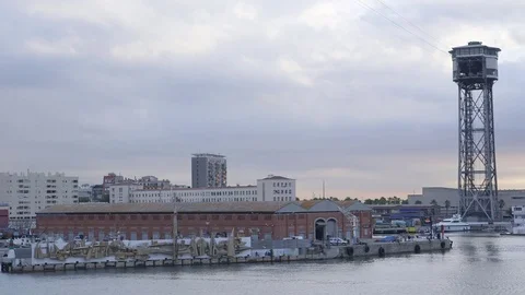 Barcelona Port 動画素材 74954643