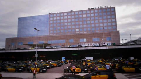 Barcelona Sants 스톡 동영상 31816562