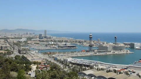 Barcelona Shore Stock-Footage 50961592