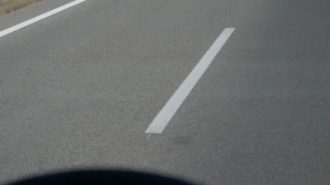 BARCELONA, SPAIN - AUGUST 13, 2017: BUS ON ROAD DESTINATION TO BARCELONA Видео 106089071