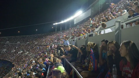 BARCELONA, SPAIN - AUGUST 13, 2017: Super Cup of Spain, Barcelona 1- Real Mad Видео 106092282