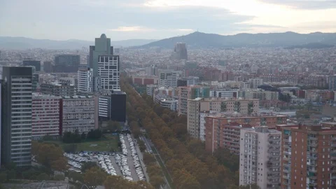 Barcelona Spain - Day Video stock 124088314