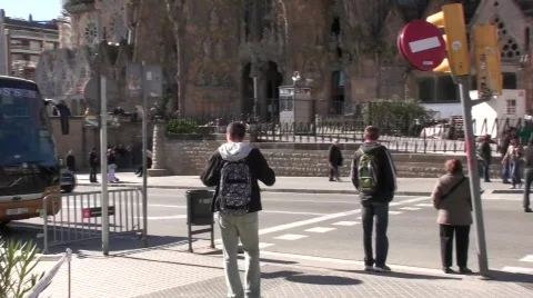 Barcelona spain 스톡 동영상 379211