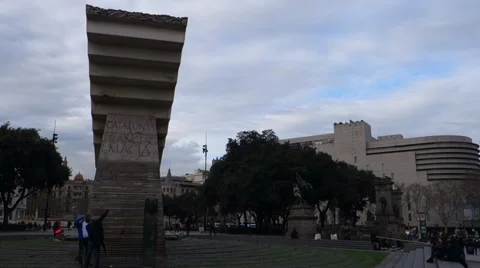 Barcelona - Spain - Monument Видео 48756091
