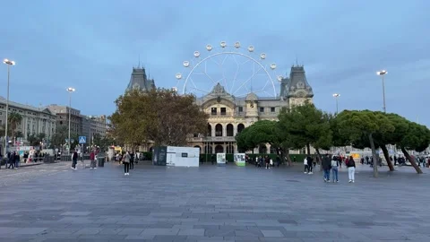 Barcelona Streets, 4K Stock-Footage 223410034