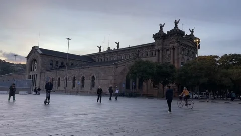Barcelona Streets, 4K Stock-Footage 223410062
