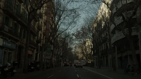 Barcelona Streets Stock Footage 234207048