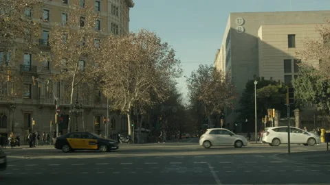Barcelona Streets 스톡 동영상 234207064