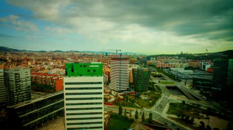 Barcelona Time Lapse Stock-Footage 32661473