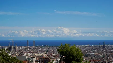 Barcelona Timelapse Stock Footage 127257495