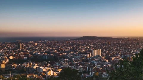 Barcelona timelapse. Video stock 133441664