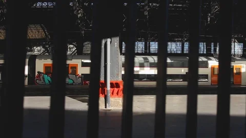 Barcelona Train Station Stock Footage 120417859