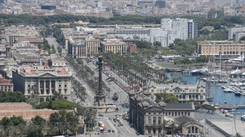 Barcelona Video Postcard Stock-Footage 51616154