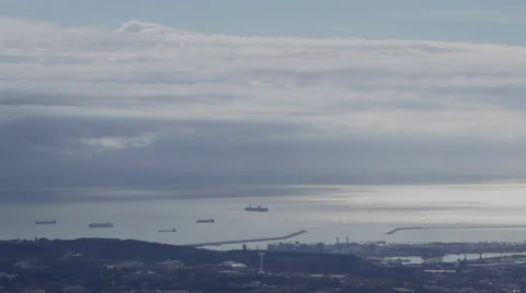 Barcelona View Video stock 50287226