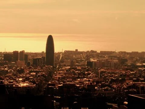 Barcelona view Stock Photos
