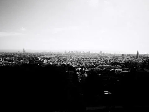 Barcelona view Stock Photos