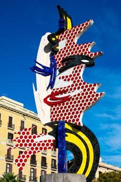 Barcelona's Head Stock-Fotos