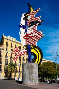 Barcelona's Head Stock-Fotos