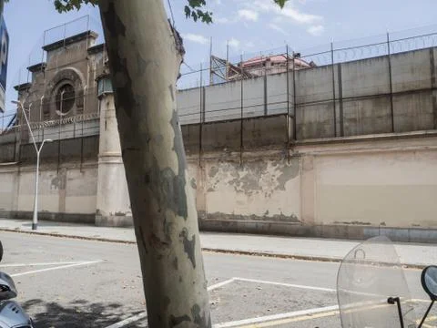 Barcelona's jail La Modelo 写真素材