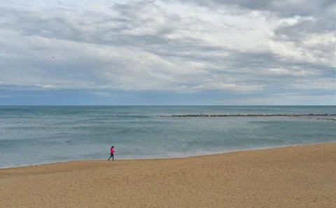Barceloneta beach Stock Photos