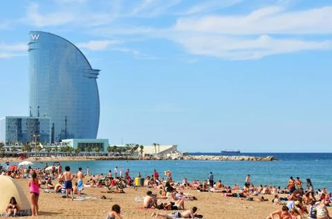 Barceloneta, Spain Stock Photos