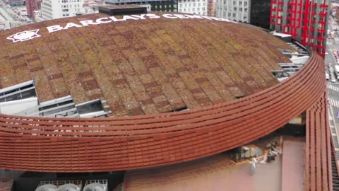 Barclay's center in Brooklyn Stock Footage 154013383