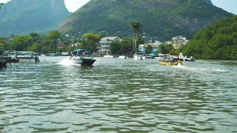 Barco vindo Stock Footage 268950505