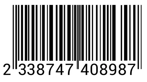 Barcode analyzing HUD parallel lines and digits looping animation. Stock Footage 141573887