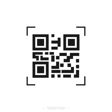 Barcode and qr code icon. Realistic design. Isolated vector 스톡 일러스트