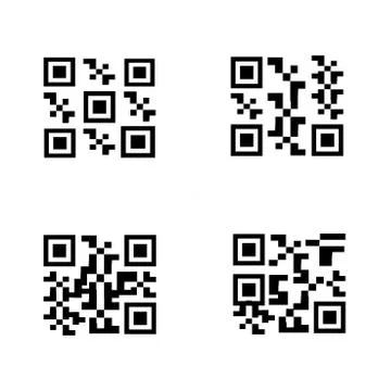 Barcode and QR Code Vector Stock-Illustration