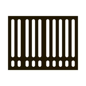 Barcode Bar Code Icon Vector Glyph Illustration Stock-Illustration