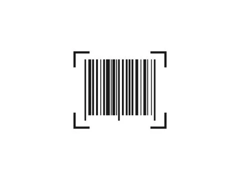 Barcode, code icon. Vector illustration, flat design. Illustrazione stock