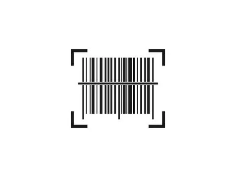Barcode, code icon. Vector illustration, flat design. Stock Illustration
