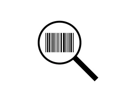 Barcode, code icon. Vector illustration, flat design. Illustrazione stock