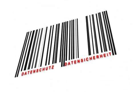 Barcode, data security Stock-Fotos